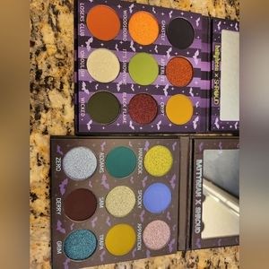 BOTH Battybean X Shroud Cosmetics Hallobean and It's Freakin Bats palettes